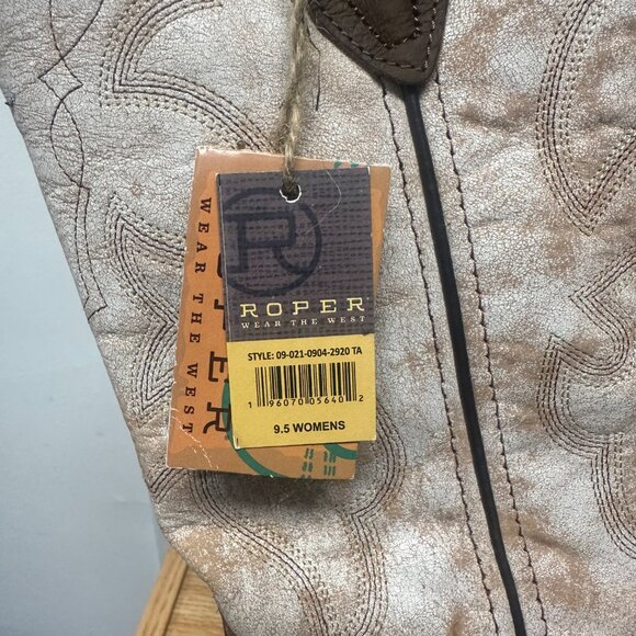 Roper Parker Women's Western Leather Boots 9.5 - Picture 8 of 9